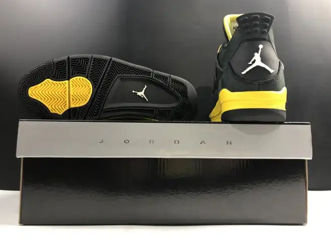 Cheap 4 Jordan Thunder Air Retro 308497-008 0613